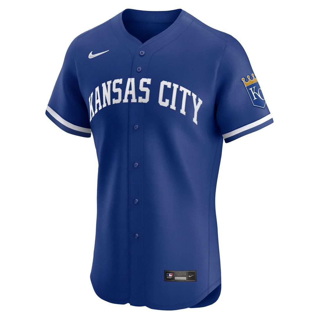 Kansas City Royals Nike Royal Alternate 2 Elite Jersey product image 2, provided for visual reference and product detail