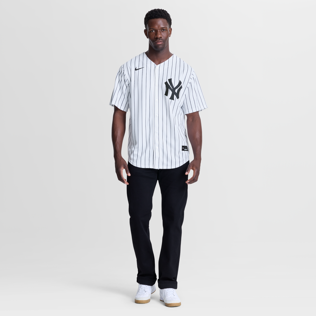 New York Yankees Luis García Jr. Nike White Home Replica Jersey product image 2, provided for visual reference and product