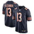 Chicago Bears Maurice Alexander Nike Navy Team Game Jersey product image 1, provided for visual reference and product detail