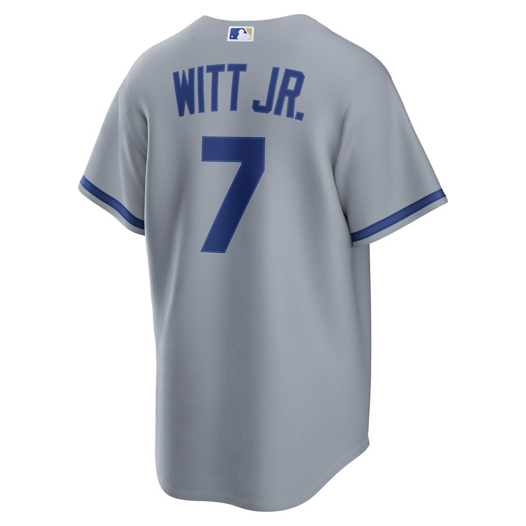 Kansas City Royals Bobby Witt Jr. Nike Light Blue Alternate Replica Jersey product image 9, provided for visual reference
