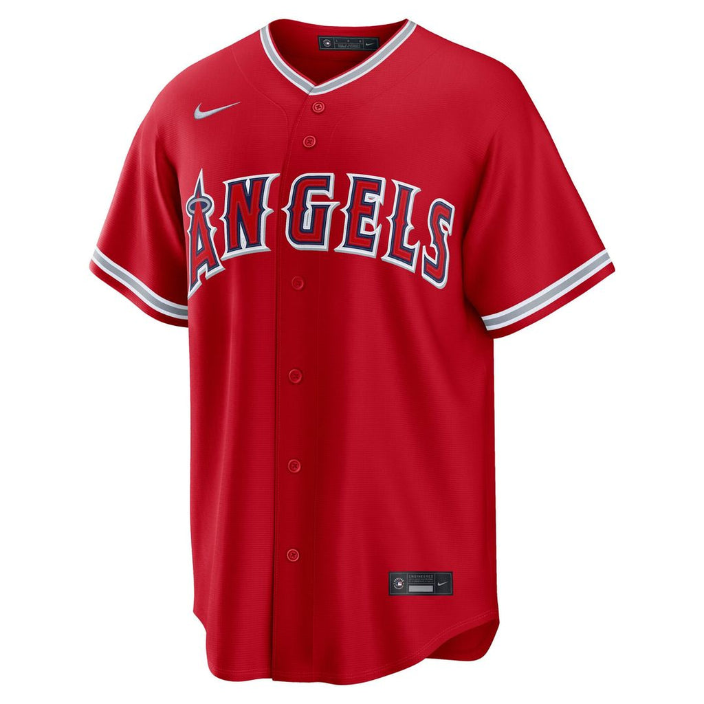 Los Angeles Angels Mike Trout Nike White Alternate Replica Jersey product image 8, provided for visual reference and product