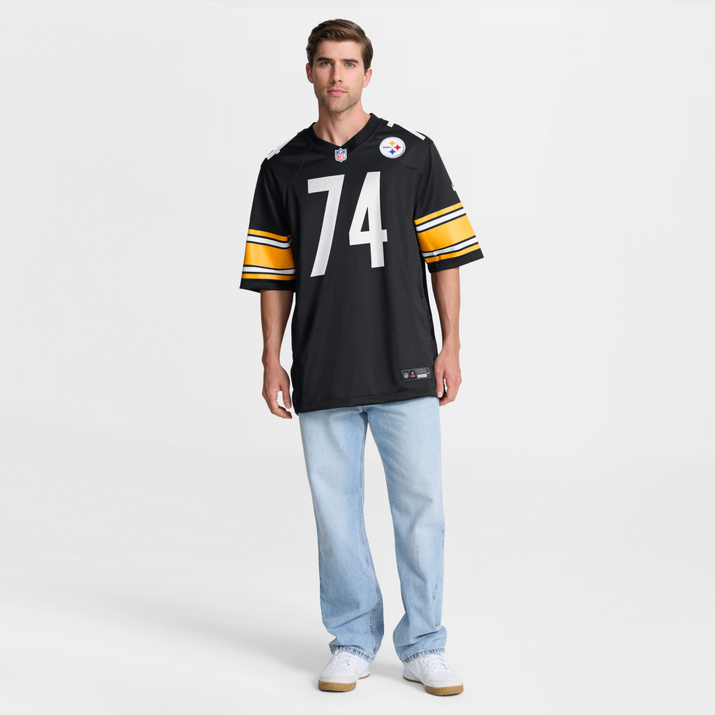 Pittsburgh Steelers Spencer Anderson Nike Black Game Jersey product image 7, provided for visual reference and product