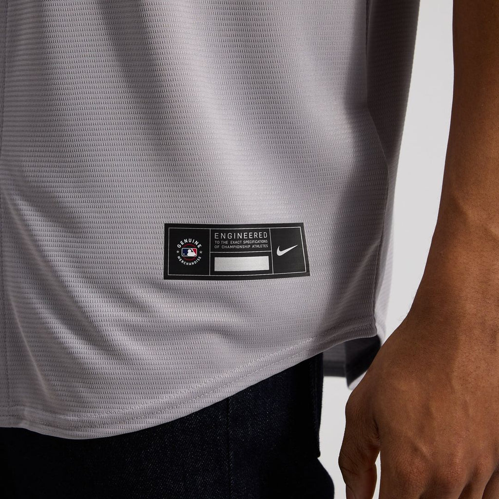 New York Yankees Anthony Volpe Nike Gray Road Replica Jersey product image 6, provided for visual reference and product