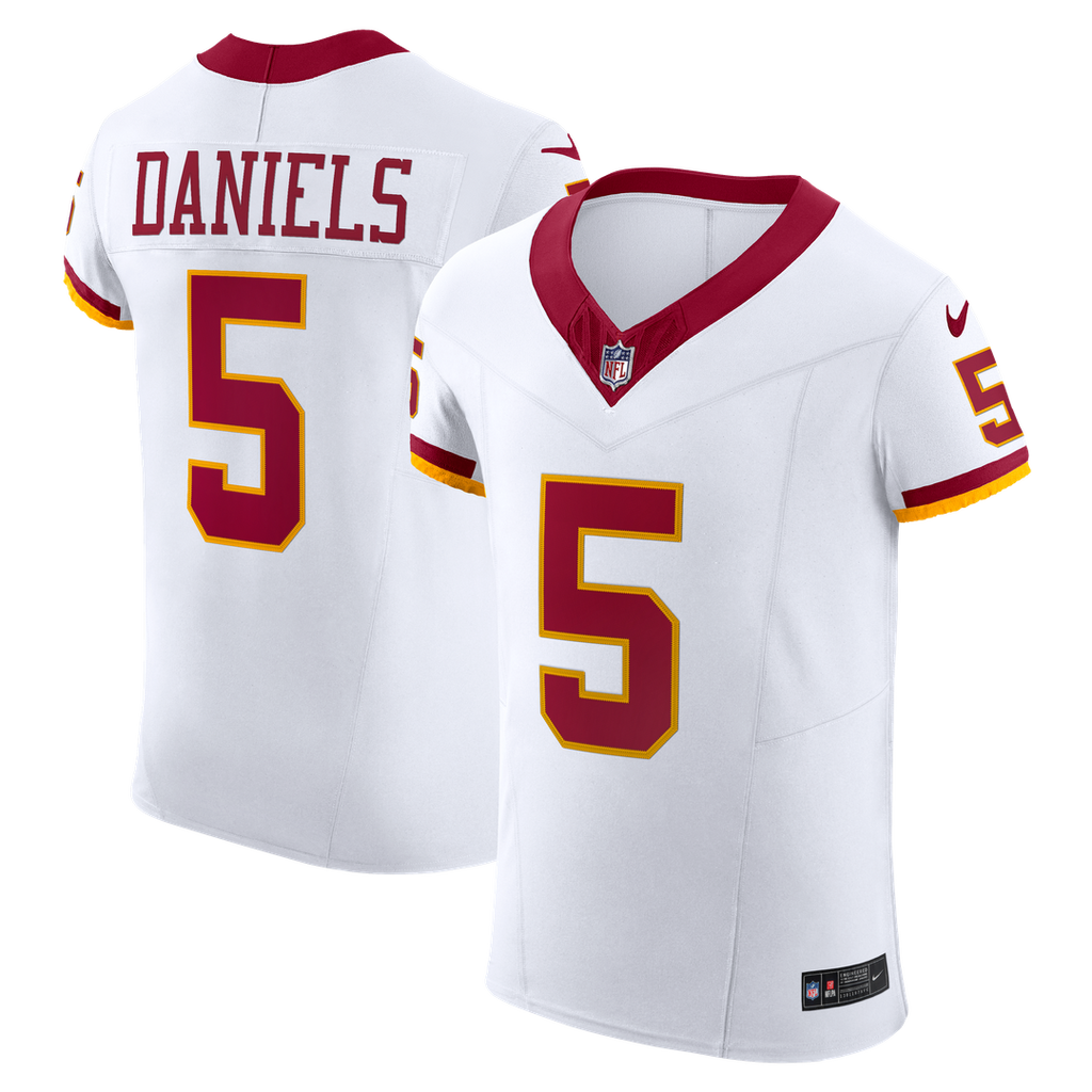 Washington Commanders Jayden Daniels Nike White Alternate 2 Super Bowl Era Vapor F.U.S.E. Elite Jersey product image 1,