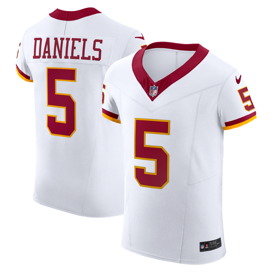 Washington Commanders Jayden Daniels Nike White Alternate 2 Super Bowl Era Vapor F.U.S.E. Elite Jersey product image 1,