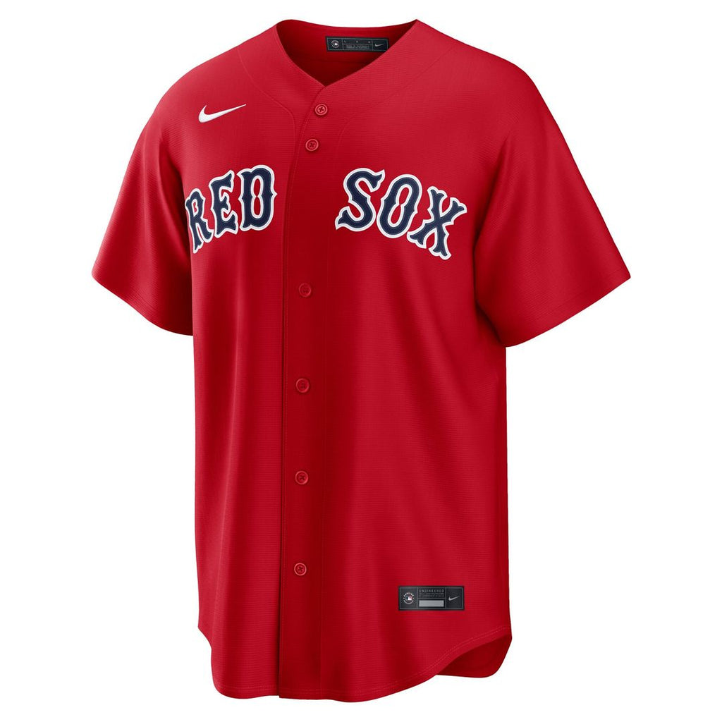 Boston Red Sox Garrett Crochet Nike Red Alternate Replica Jersey product image 2, provided for visual reference and product
