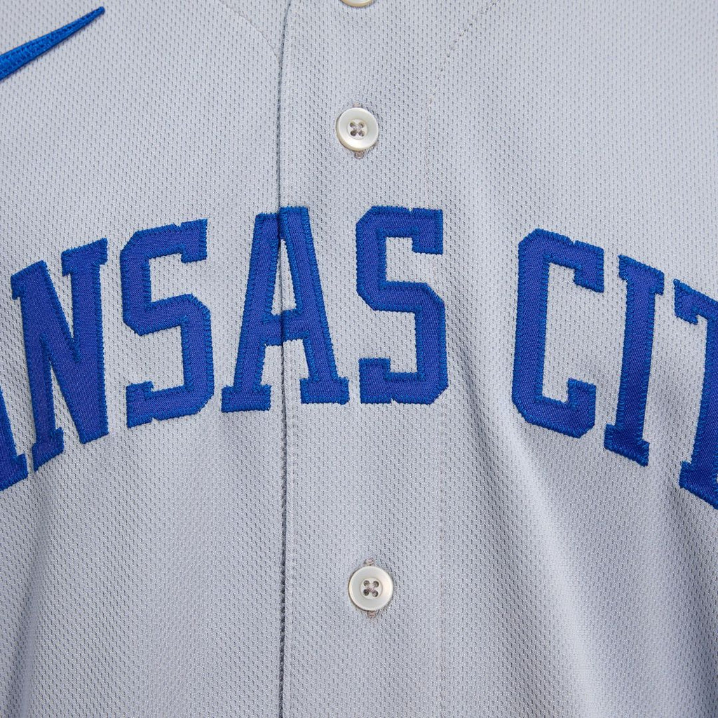 Kansas City Royals Nike Gray 2022 Road Authentic Jersey product image 12, provided for visual reference and product detail