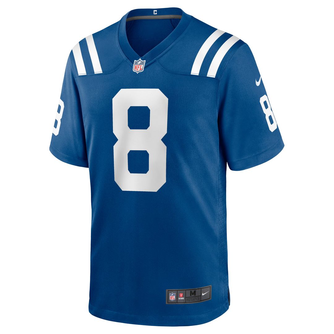Indianapolis Colts Rigoberto Sanchez Nike Royal Game Jersey product image 2, provided for visual reference and product