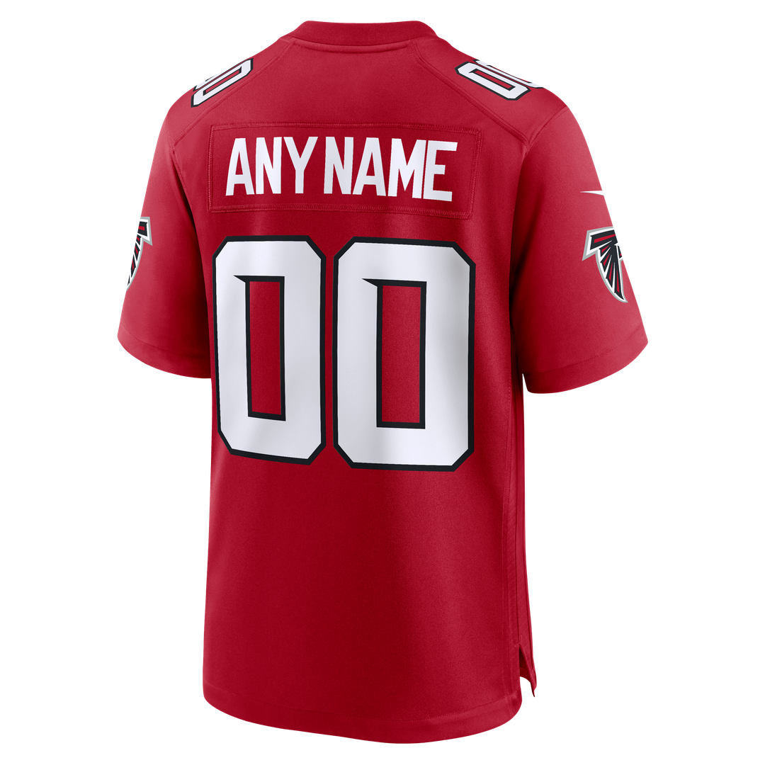 Atlanta Falcons Nike Red Custom Game Jersey product image 10, provided for visual reference and product detail review