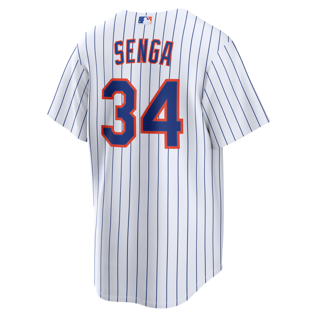 New York Mets Kodai Senga Nike White Home Replica Jersey product image 3, provided for visual reference and product detail