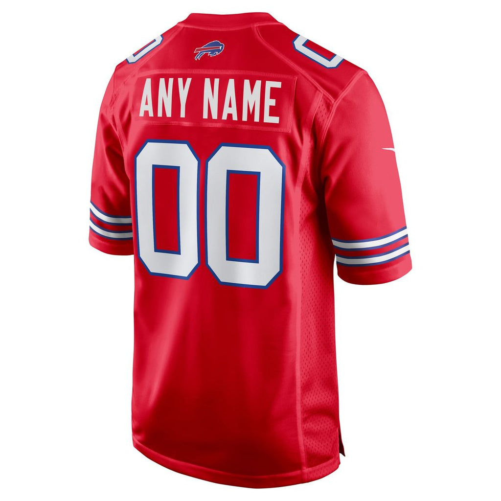 Buffalo Bills Nike Red Alternate Custom Game Jersey product image 9, provided for visual reference and product detail review