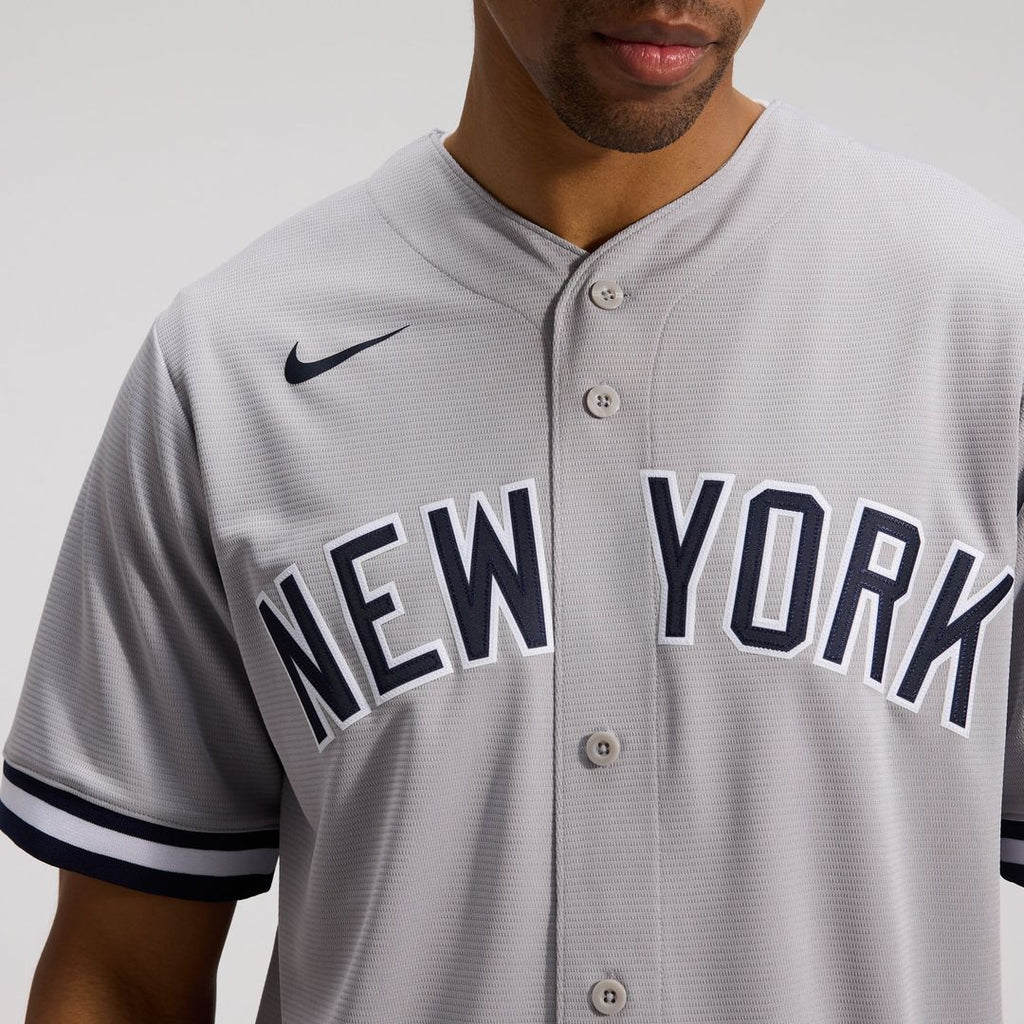 New York Yankees Anthony Volpe Nike Gray Road Replica Jersey product image 7, provided for visual reference and product