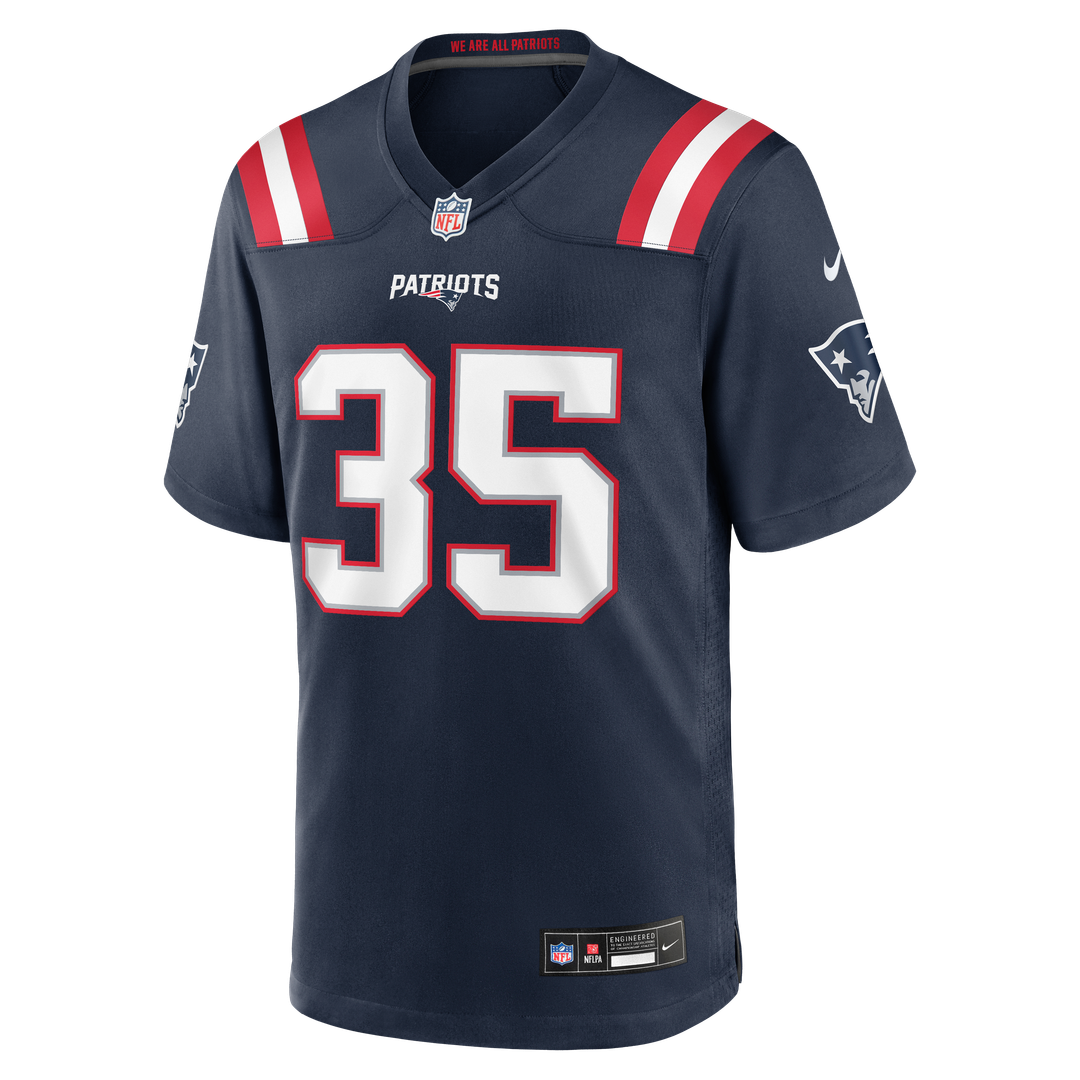 New England Patriots K.J. Britt Nike Navy Team Game Jersey product image 4, provided for visual reference and product detail