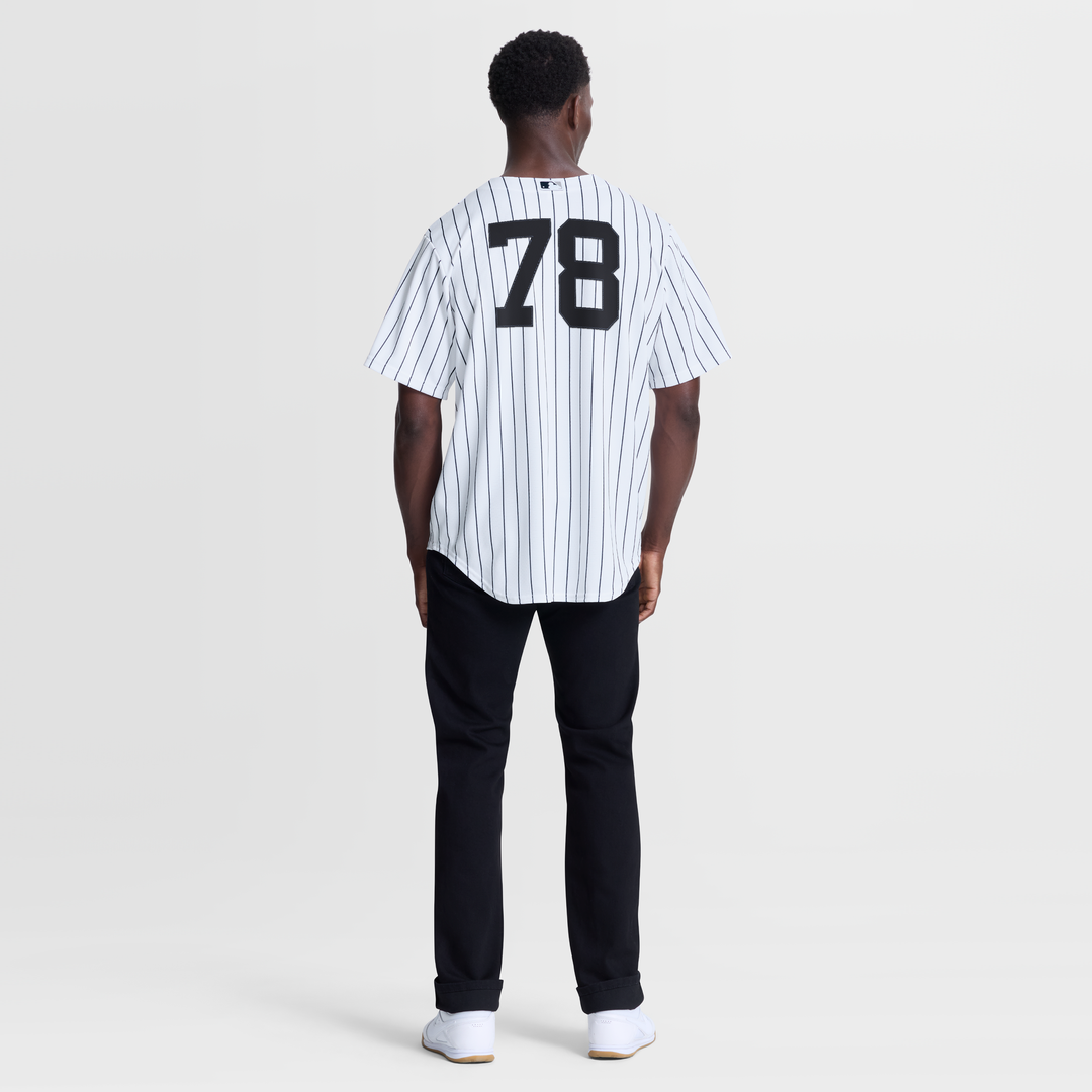 New York Yankees Spencer Jones Nike White Home Replica Jersey product image 3, provided for visual reference and product