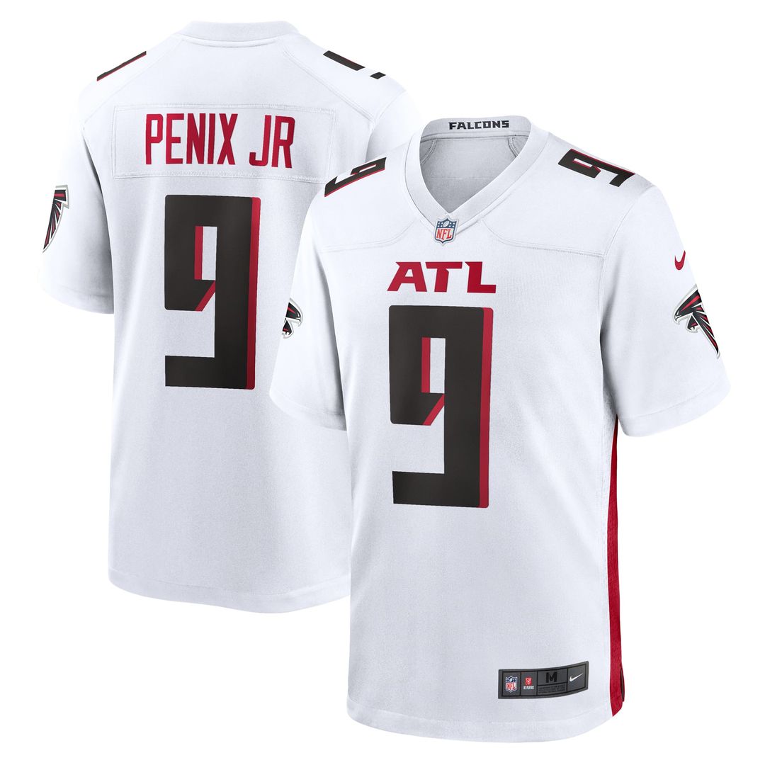 Atlanta Falcons Michael Penix Jr. Nike White Game Jersey product image 4, provided for visual reference and product detail