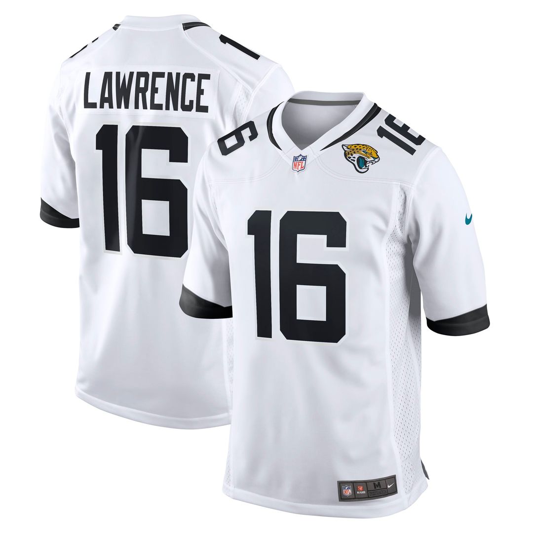 Jacksonville Jaguars Trevor Lawrence Nike Black Alternate Game Jersey product image 13, provided for visual reference and