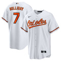 Baltimore Orioles Jackson Holliday Nike White Home Replica Player Jersey product image 1, provided for visual reference and
