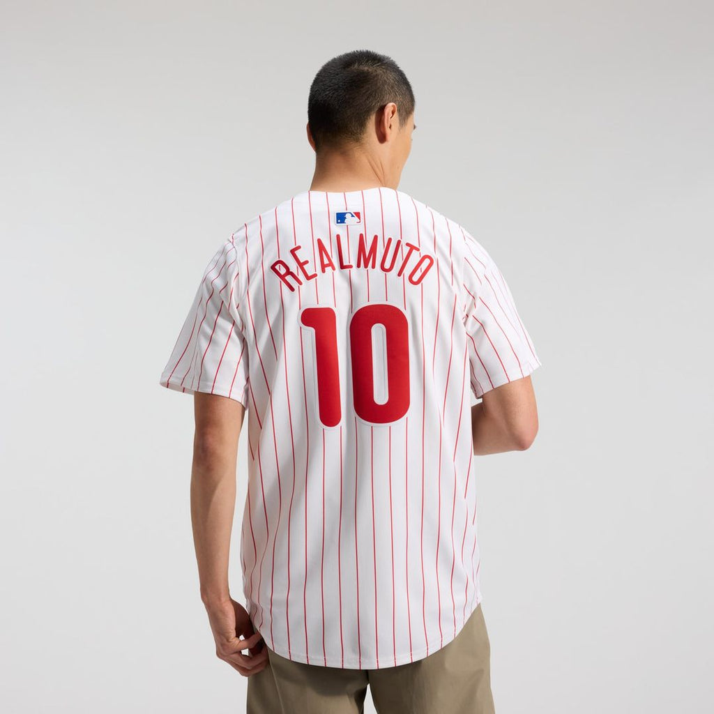 Philadelphia Phillies J.T. Realmuto Nike White Home Limited Player Jersey product image 3, provided for visual reference and