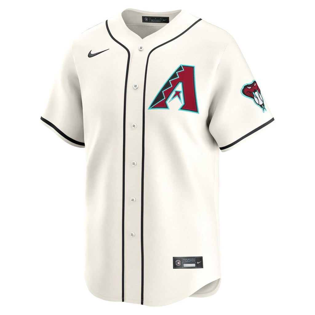 Arizona Diamondbacks Zac Gallen Nike Cream Home Limited Player Jersey product image 2, provided for visual reference and