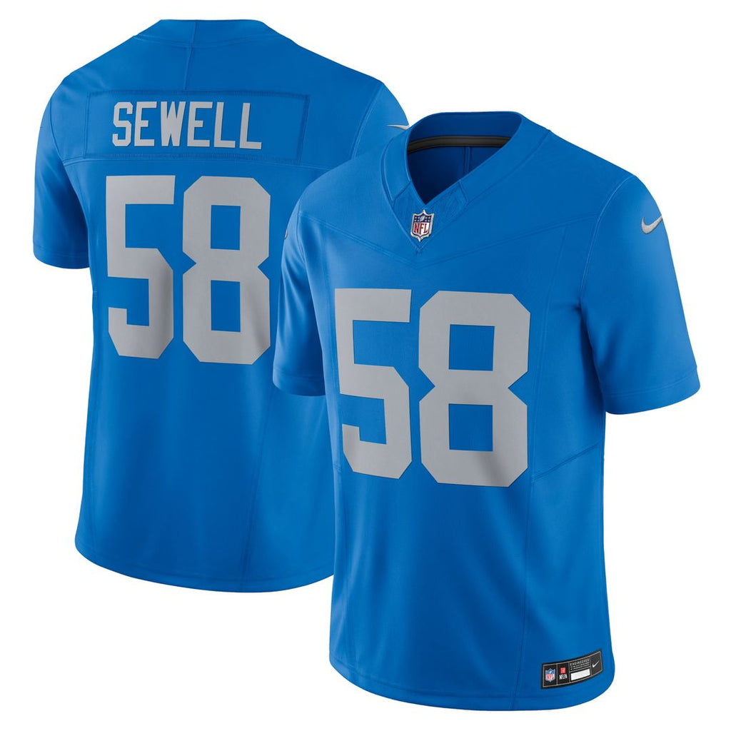 Detroit Lions Penei Sewell Nike Black Vapor F.U.S.E. Alternate Limited Jersey product image 7, provided for visual reference