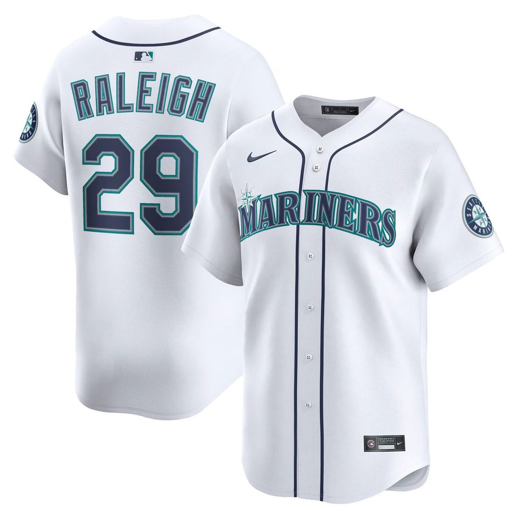 Seattle Mariners Cal Raleigh Nike Teal Alternate Limited Jersey product image 27, provided for visual reference and product