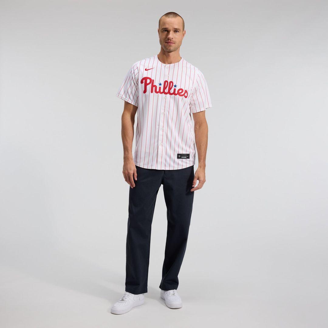 Philadelphia Phillies Nike White Home Limited Jersey product image 3, provided for visual reference and product detail review