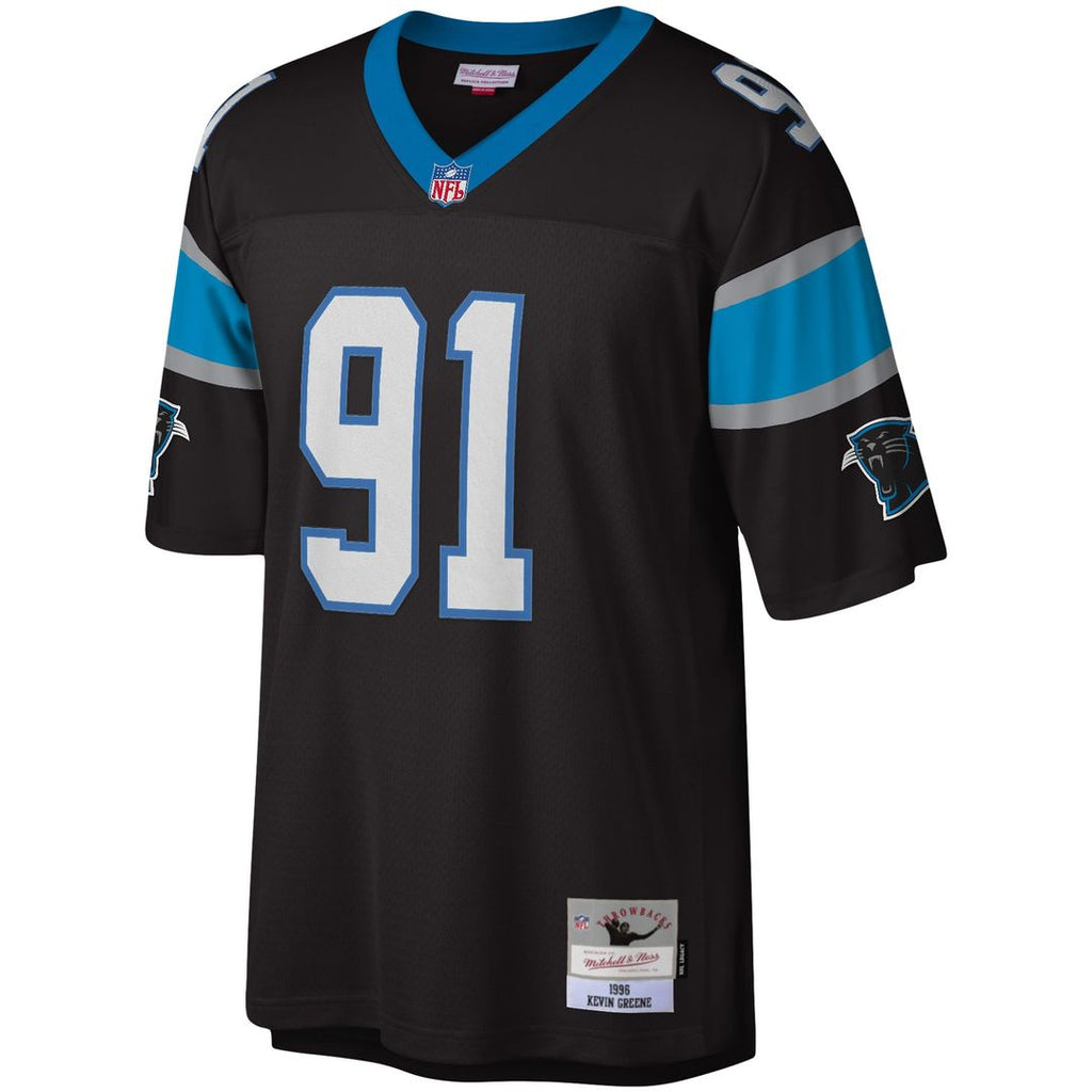 Carolina Panthers Kevin Greene Mitchell & Ness Black Legacy Replica Jersey product image 2, provided for visual reference