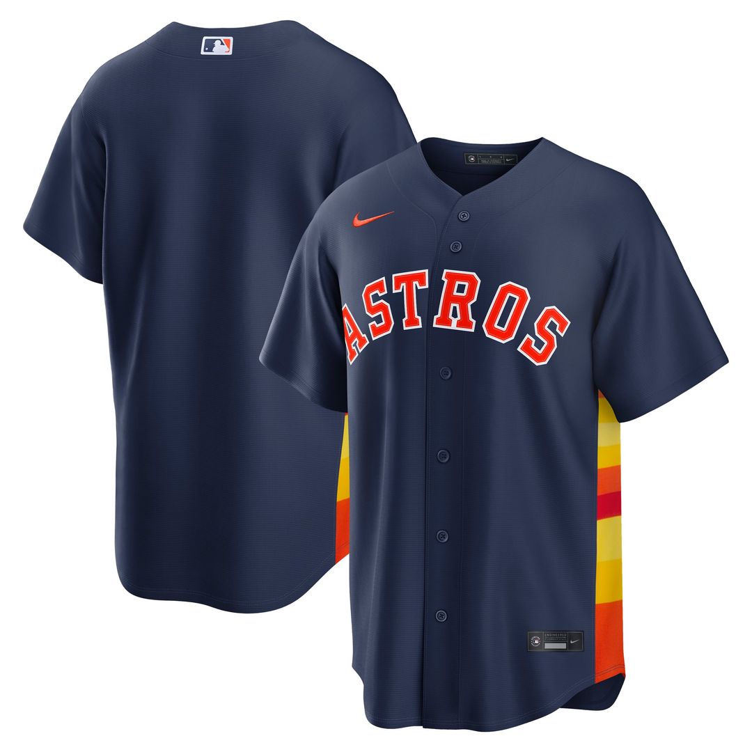 Houston Astros Nike White Home Replica Jersey product image 11, provided for visual reference and product detail review
