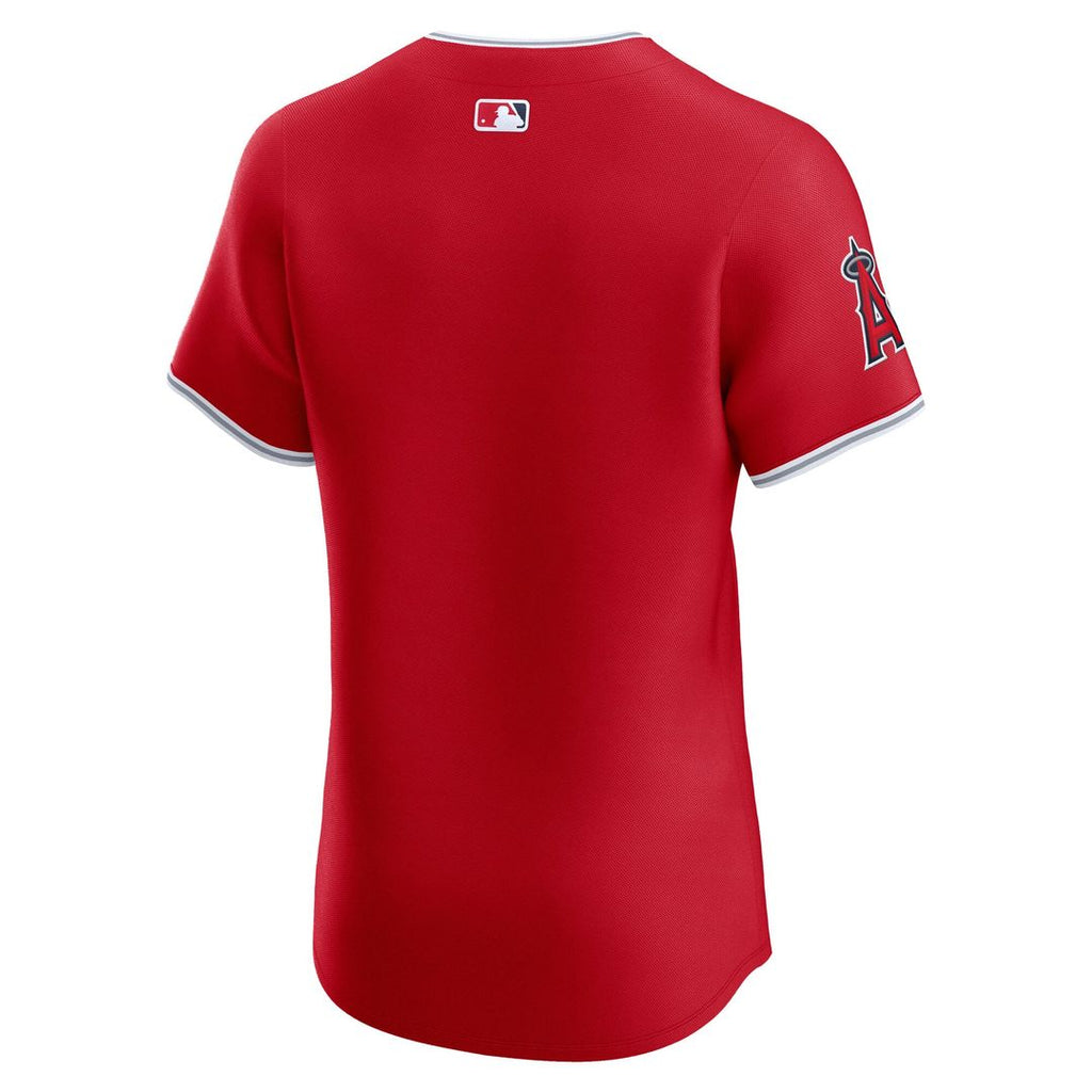 Los Angeles Angels Nike Red Alternate Elite Jersey product image 3, provided for visual reference and product detail review