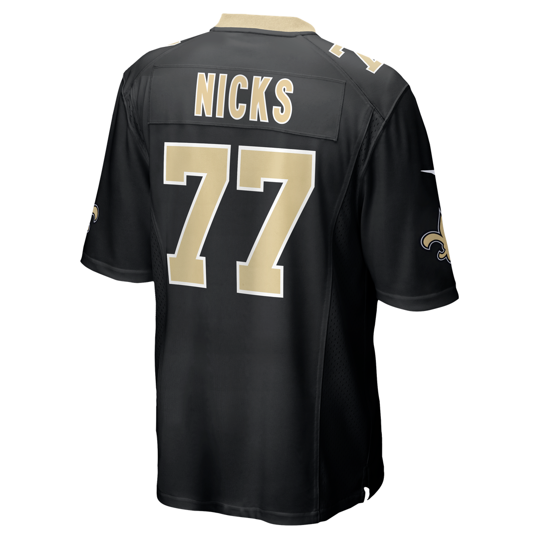 New Orleans Saints Carl Nicks Nike Black Game Retired Player Jersey product image 3, provided for visual reference and