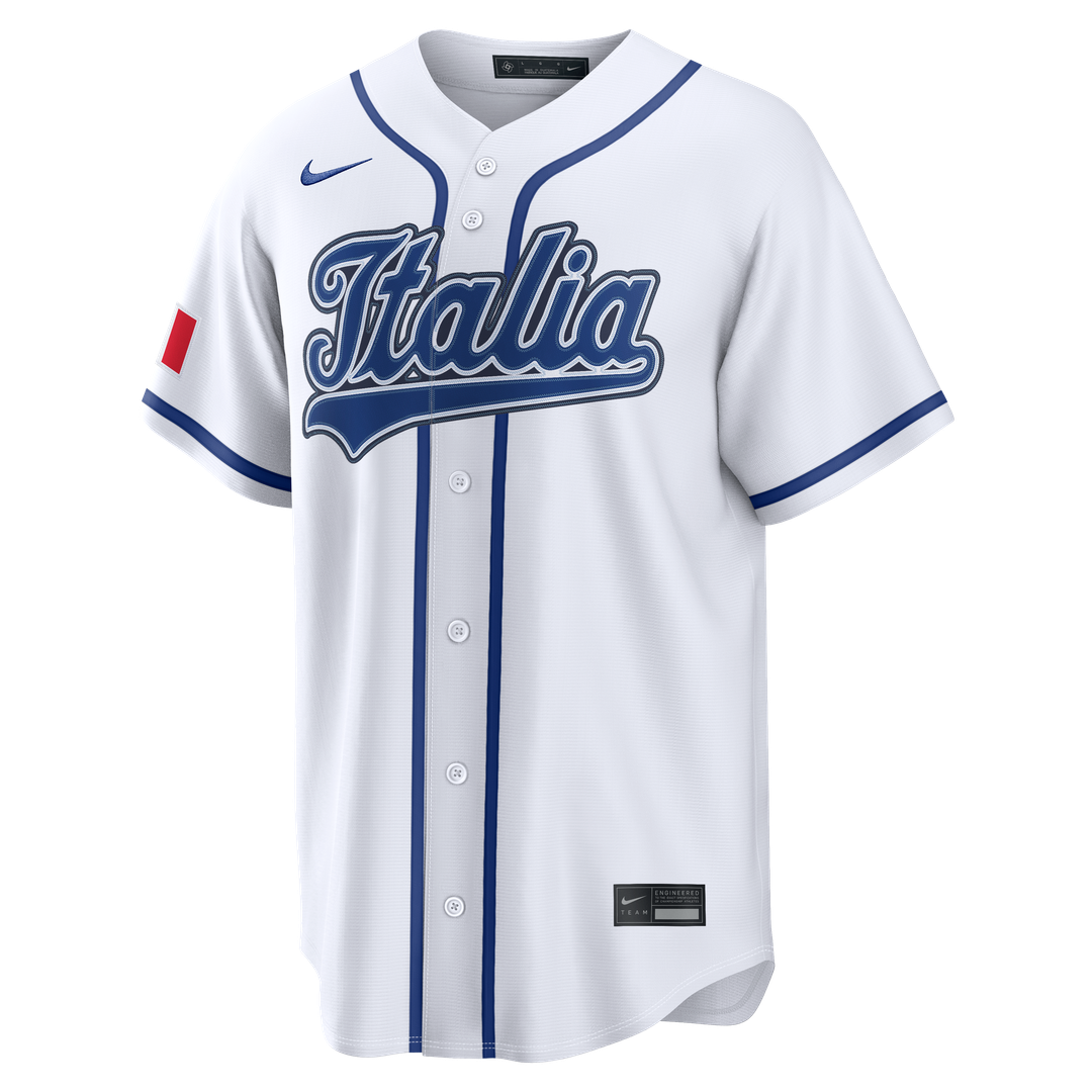 Italy Baseball Vinnie Pasquantino Nike White 2026 World Baseball Classic Home Stadium Jersey product image 2, provided for