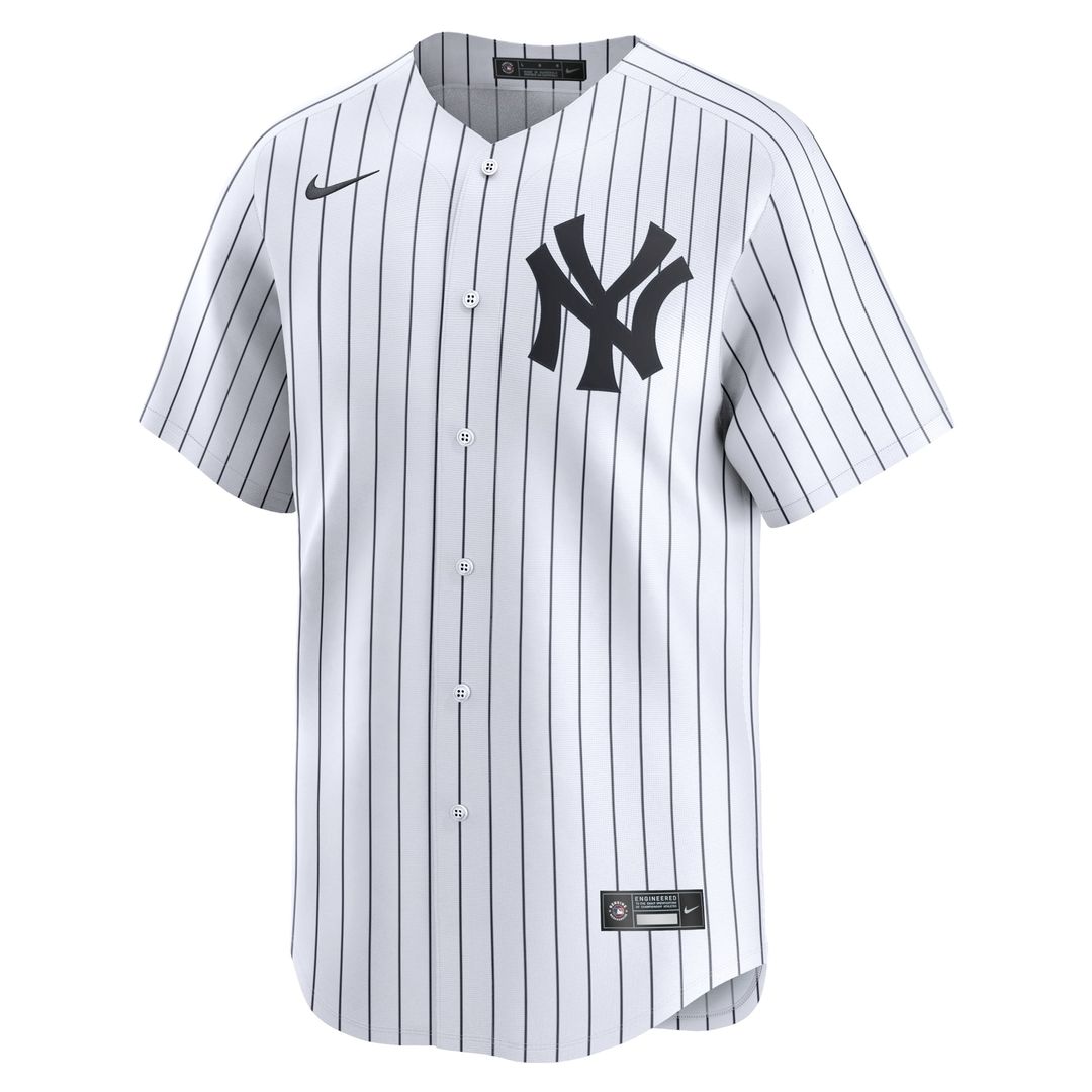 New York Yankees Giancarlo Stanton Nike White Home Limited Player Jersey product image 2, provided for visual reference and