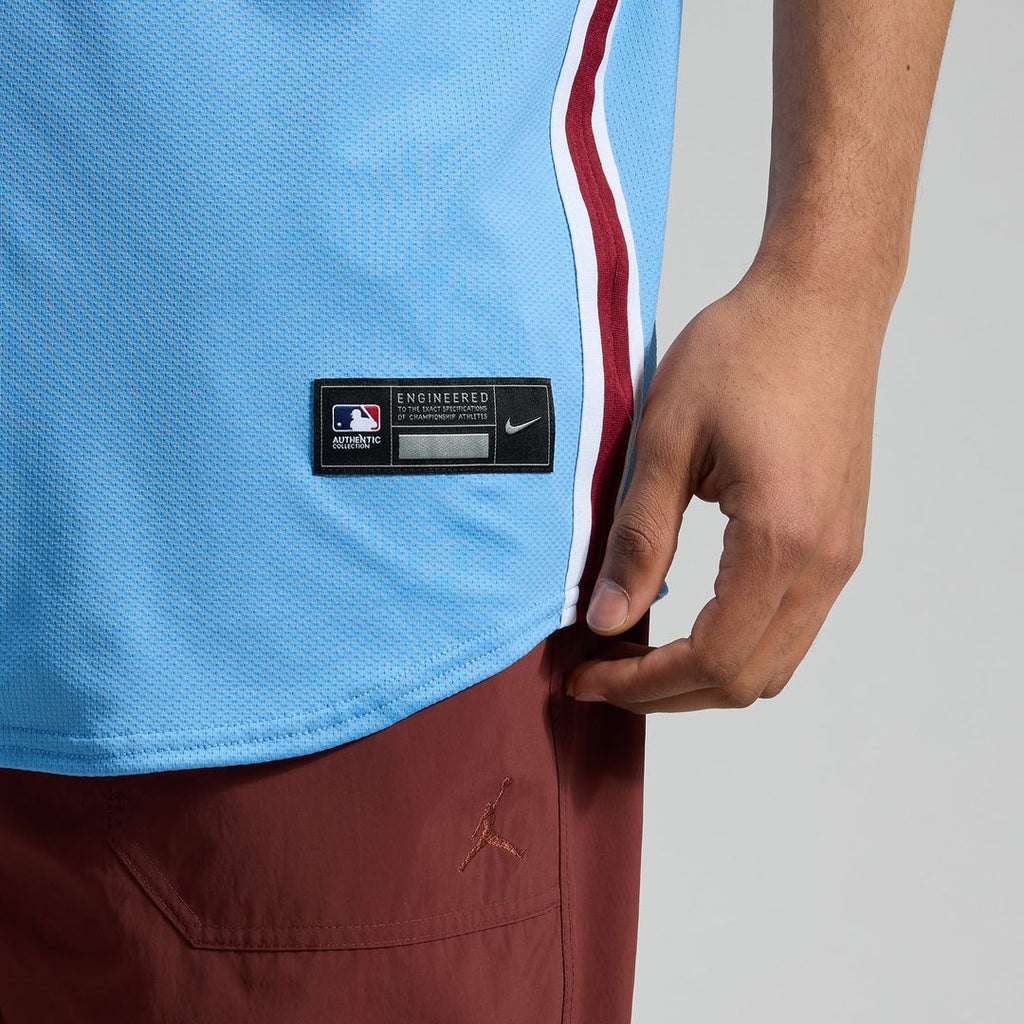 Philadelphia Phillies Nike White Home Elite Jersey product image 14, provided for visual reference and product detail review