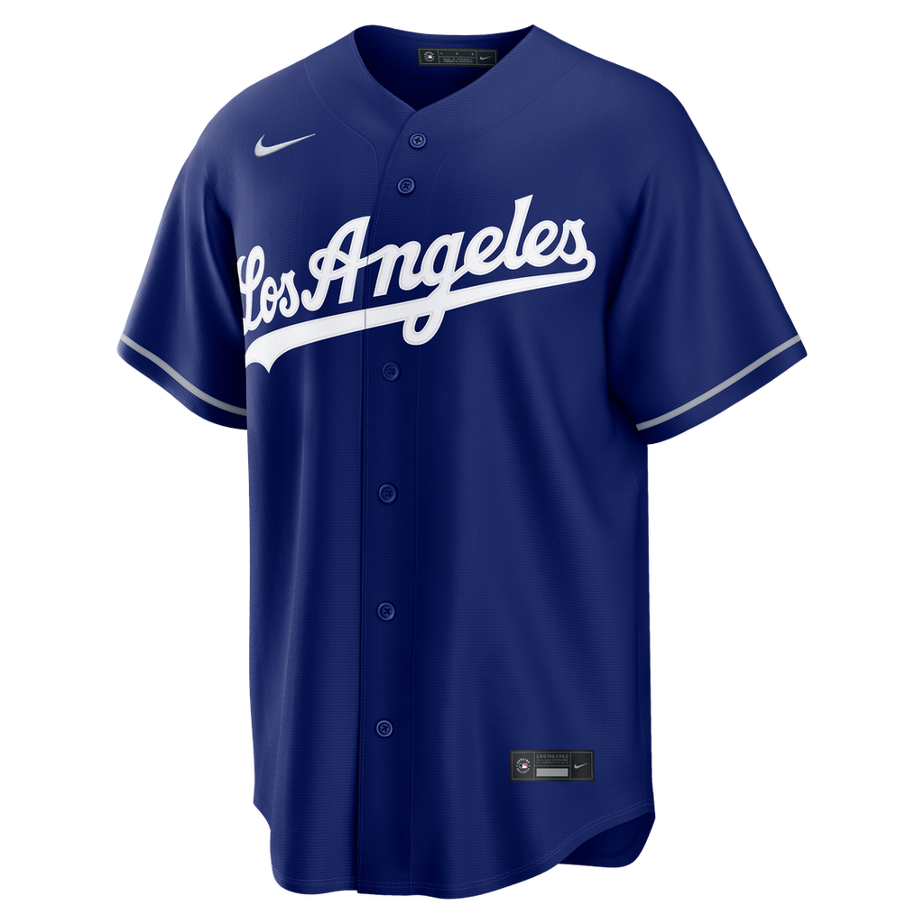 Los Angeles Dodgers Nike Royal Alternate Replica Jersey product image 5, provided for visual reference and product detail