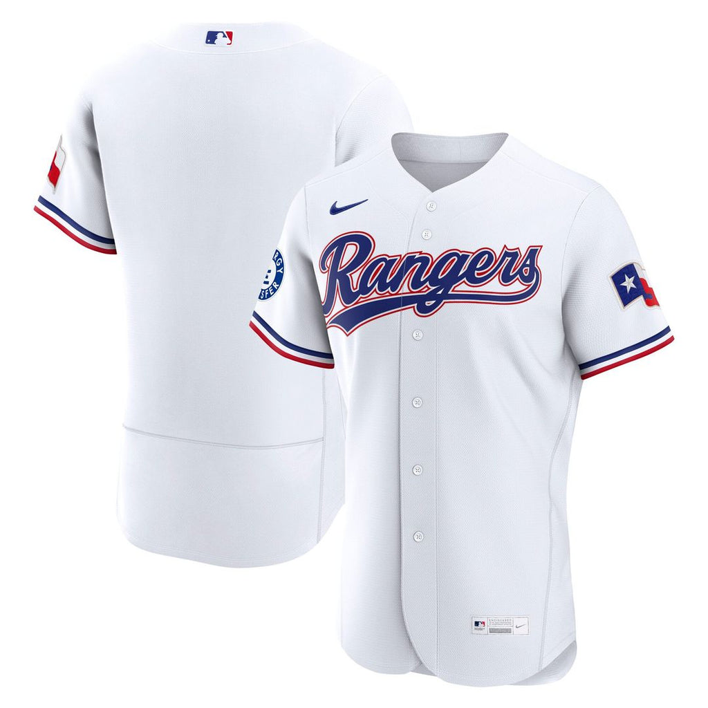 Texas Rangers Nike Light Blue Alternate Sponsor Patch Authentic Jersey product image 7, provided for visual reference and