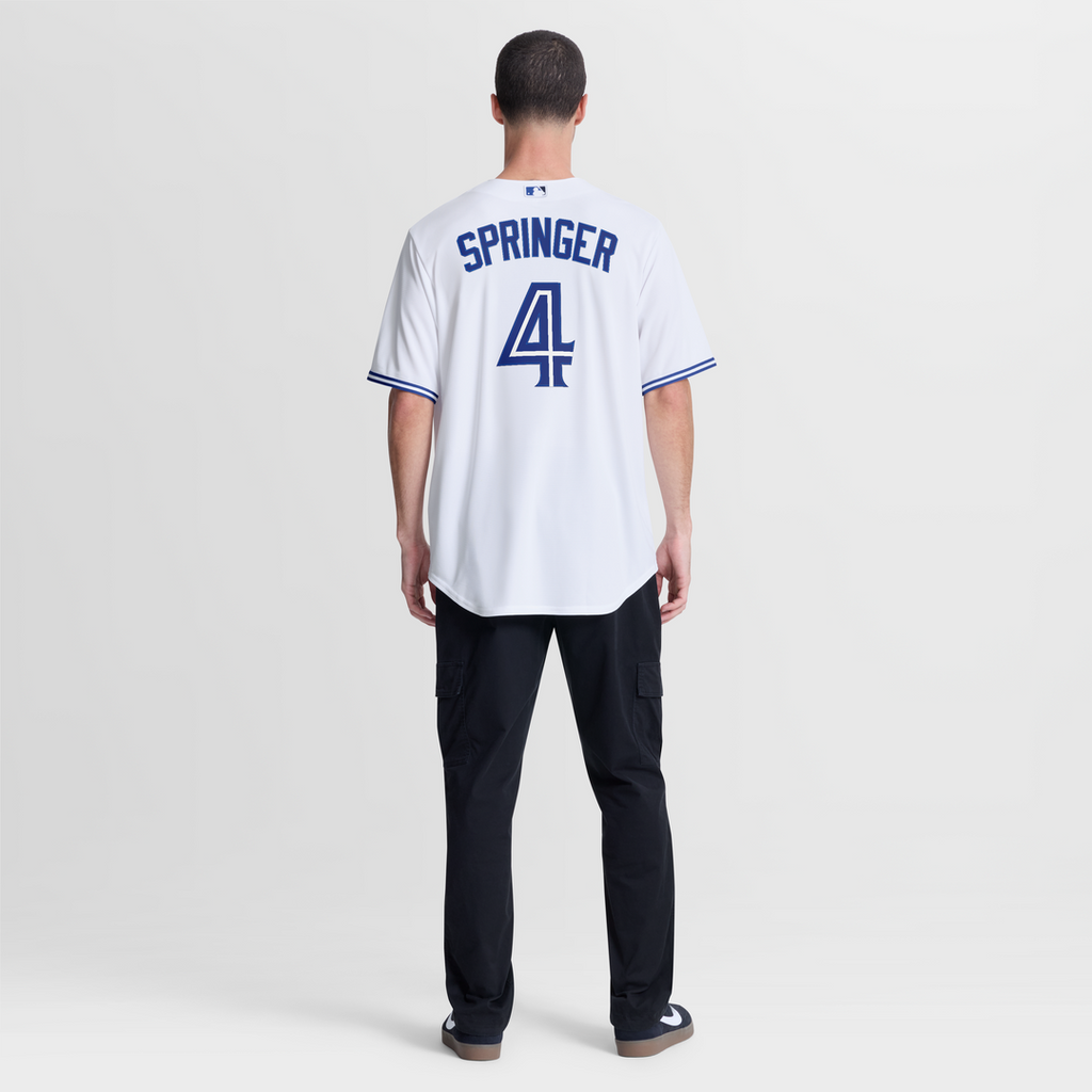 Toronto Blue Jays George Springer Nike White Home Replica Jersey product image 5, provided for visual reference and product