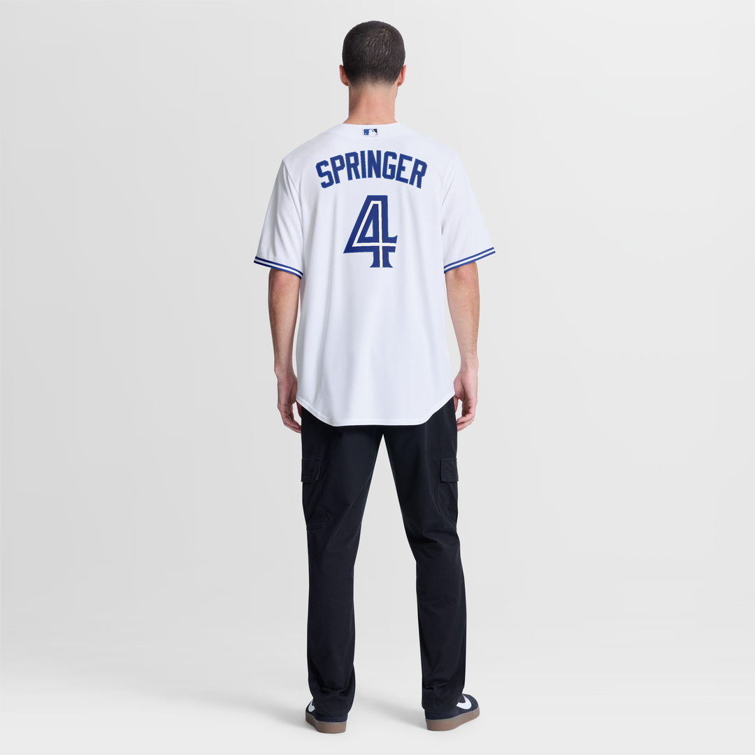 Toronto Blue Jays George Springer Nike White Home Replica Jersey product image 5, provided for visual reference and product