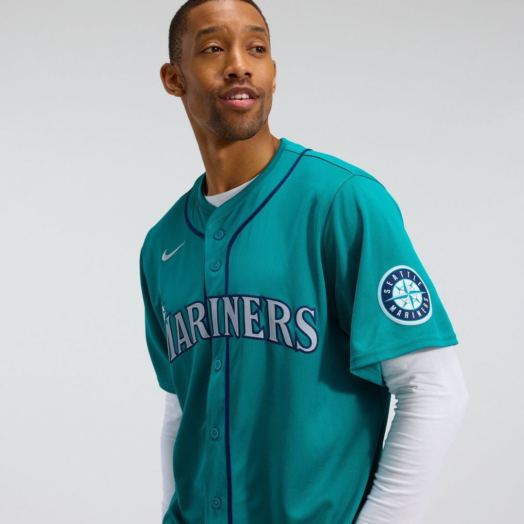 Seattle Mariners Cal Raleigh Nike Teal Alternate Limited Jersey product image 23, provided for visual reference and product