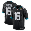 Jacksonville Jaguars Trevor Lawrence Nike Black Alternate Game Jersey product image 1, provided for visual reference and