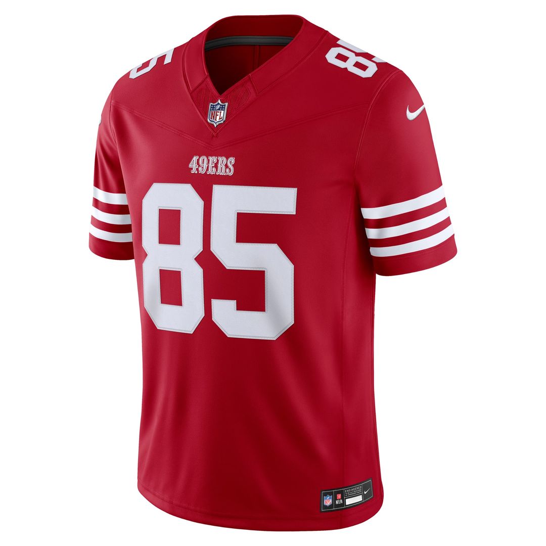 San Francisco 49ers George Kittle Nike White Alternate Vapor F.U.S.E. Stitched Limited Jersey product image 8, provided for