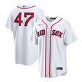 Boston Red Sox Jovani Moran Nike White Home Replica Jersey product image 1, provided for visual reference and product detail