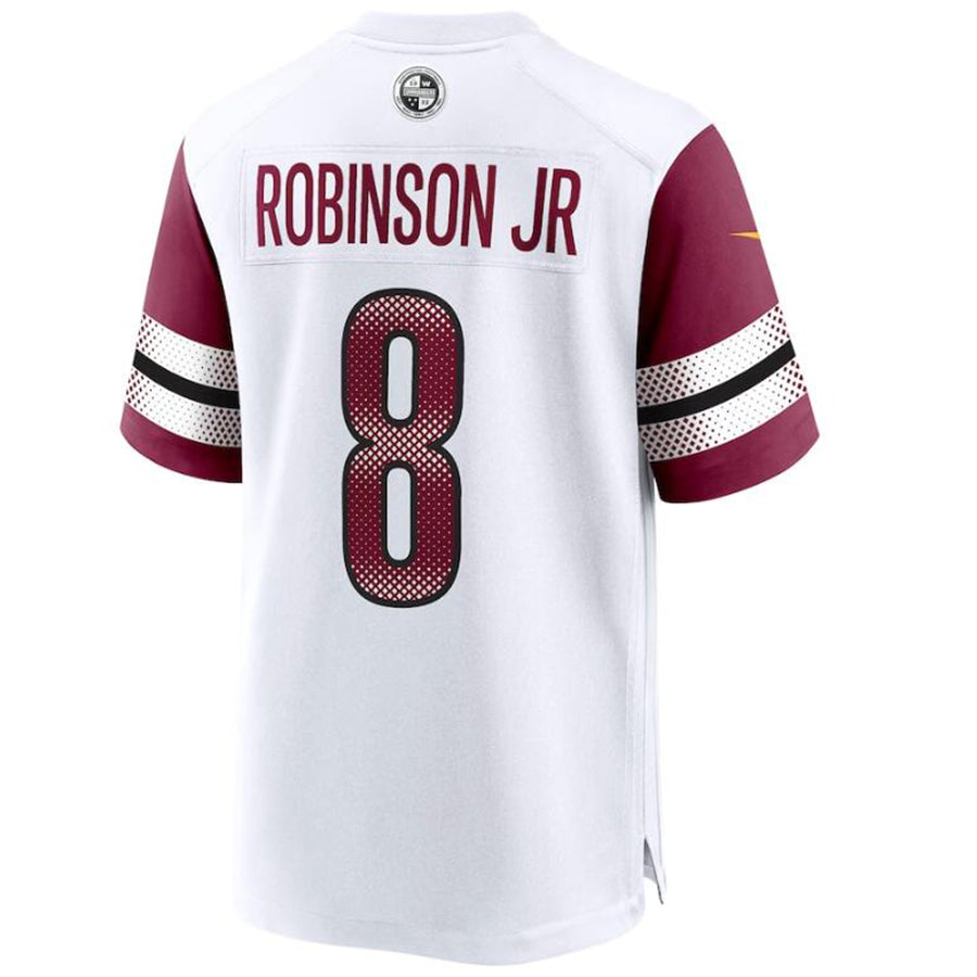 W.Commanders #8 Brian Robinson Jr. Player White Home Game product image 1