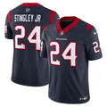 Houston Texans Derek Stingley Jr. Nike Navy Vapor F.U.S.E. Limited Jersey product image 1, provided for visual reference and