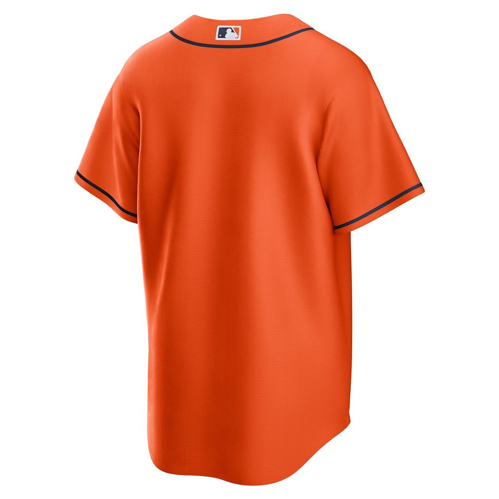 Houston Astros Nike Orange Alternate Replica Team Jersey product image 6, provided for visual reference and product detail