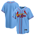 St. Louis Cardinals Nike Light Blue Alternate Replica Jersey product image 1, provided for visual reference and product