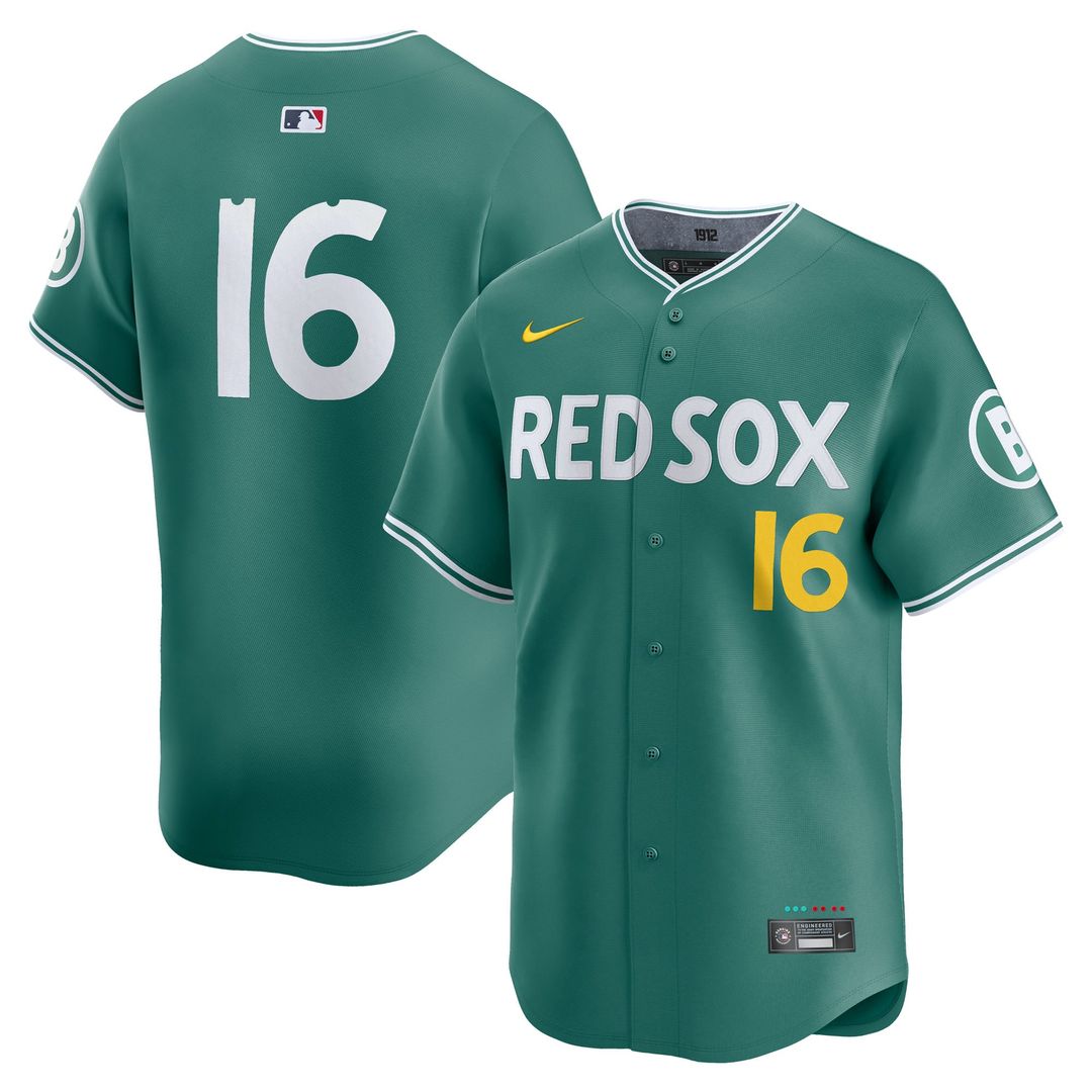 Boston Red Sox Jarren Duran Nike Green 2025 City Connect Limited Player Jersey product image 1, provided for visual
