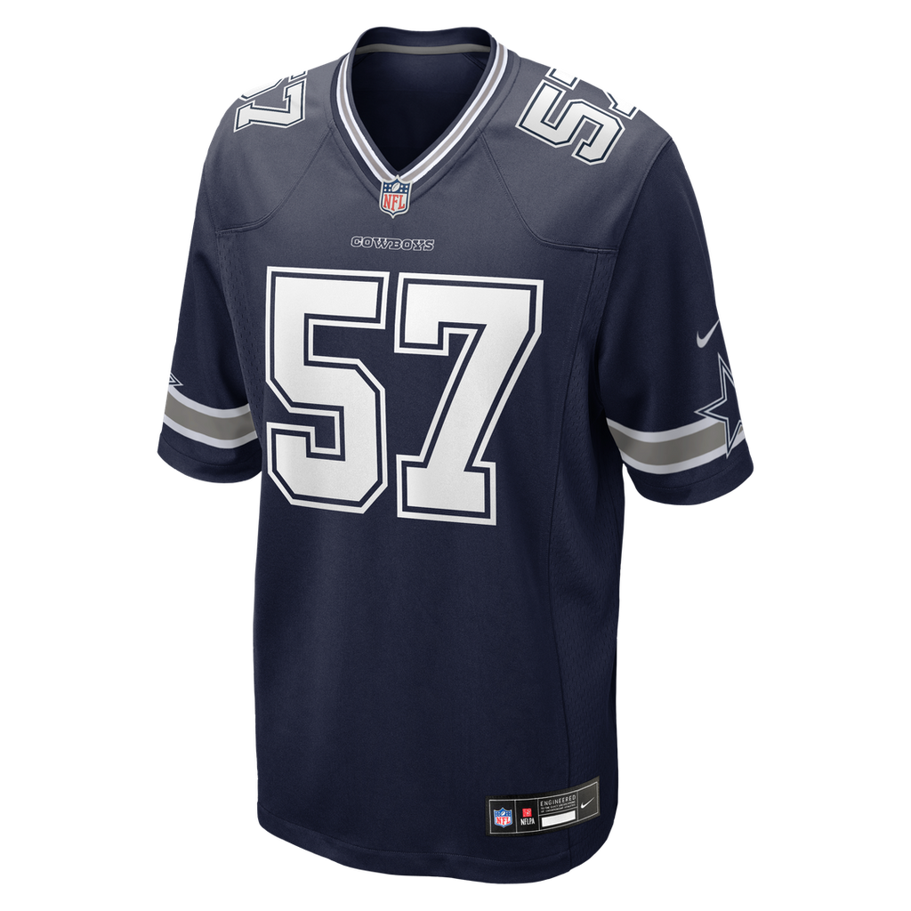 Dallas Cowboys Malachi Lawrence Nike Navy Team Game Jersey product image 12, provided for visual reference and product