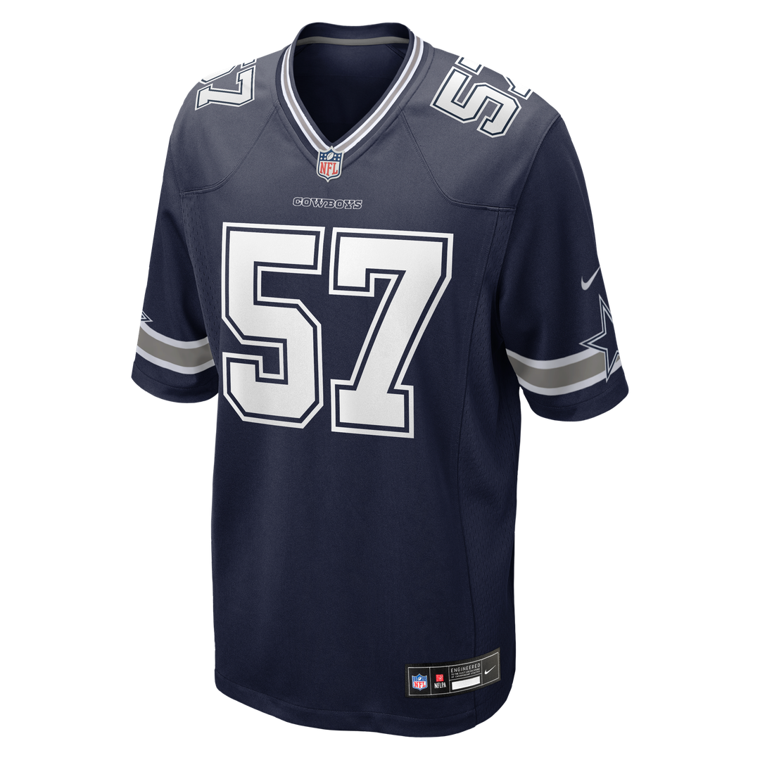 Dallas Cowboys Malachi Lawrence Nike Navy Team Game Jersey product image 12, provided for visual reference and product