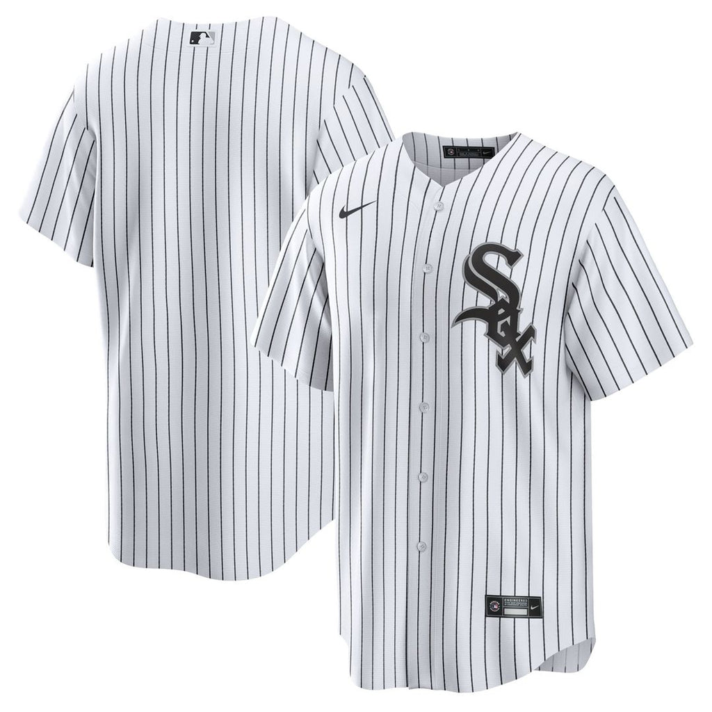 Chicago White Sox Nike White Home Blank Replica Jersey product image 1, provided for visual reference and product detail