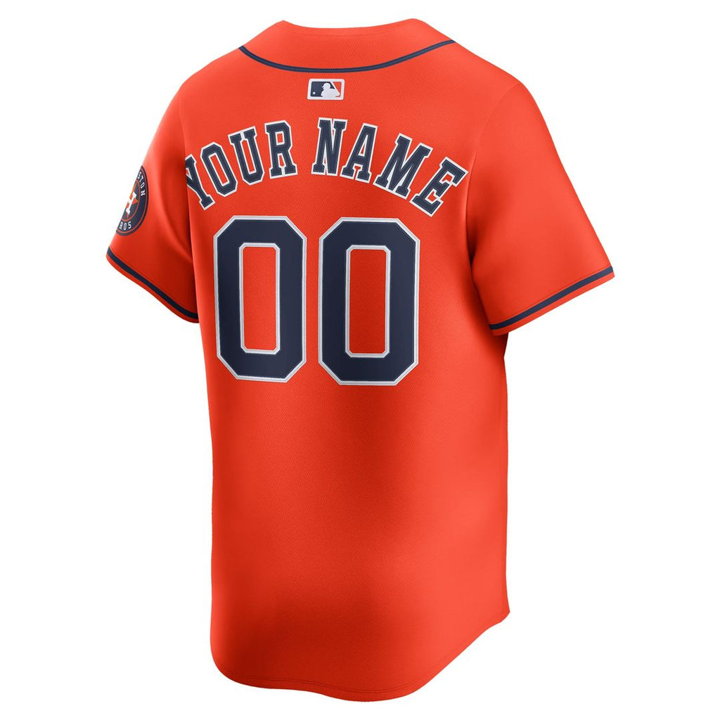 Houston Astros Nike White Home Limited Custom Jersey product image 9, provided for visual reference and product detail review